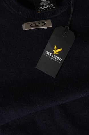 Pulover de bărbați Lyle & Scott, Mărime XS, Culoare Albastru, Preț 207,24 Lei