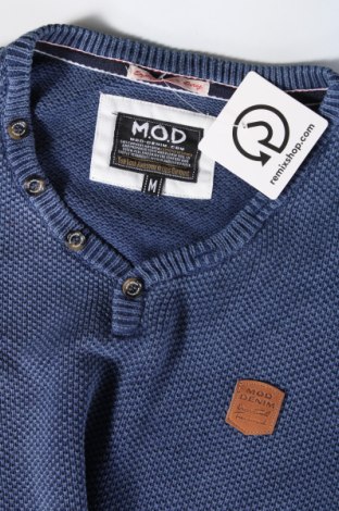 Herrenpullover M.O.D, Größe M, Farbe Blau, Preis 10,29 €