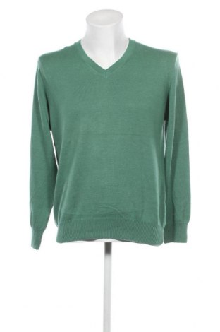 Мъжки пуловер Man By Tchibo, Размер L, Цвят Зелен, Цена 17,40 лв.