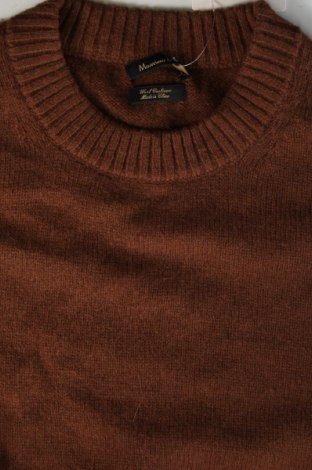 Мъжки пуловер Massimo Dutti, Размер L, Цвят Кафяв, Цена 37,20 лв.