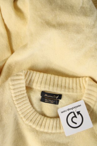 Ανδρικό πουλόβερ Massimo Dutti, Μέγεθος L, Χρώμα Κίτρινο, Τιμή 28,00 €