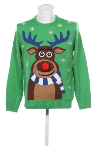 Мъжки пуловер Montego, Размер M, Цвят Зелен, Цена 17,40 лв.