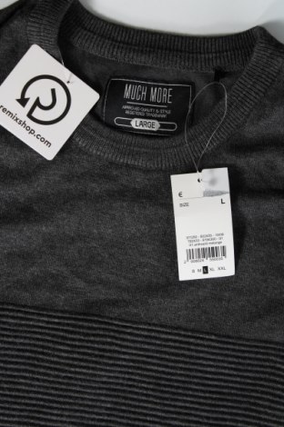 Ανδρικό πουλόβερ Much More, Μέγεθος L, Χρώμα Γκρί, Τιμή 13,66 €