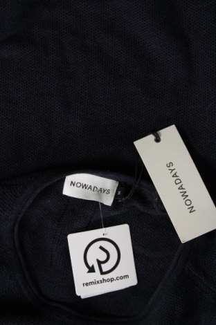 Ανδρικό πουλόβερ Nowadays, Μέγεθος M, Χρώμα Μπλέ, Τιμή 13,10 €