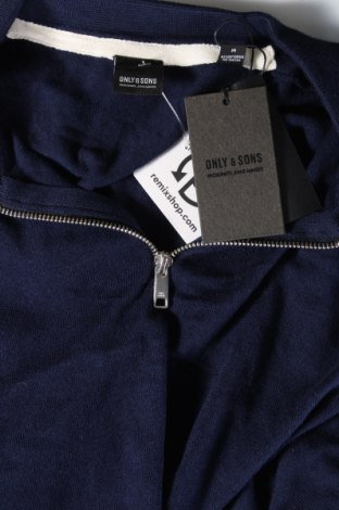 Pánsky sveter  Only & Sons, Veľkosť M, Farba Modrá, Cena  9,96 €
