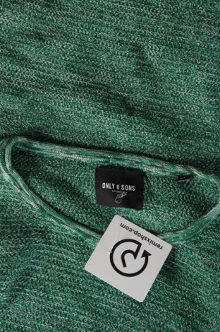 Ανδρικό πουλόβερ Only & Sons, Μέγεθος L, Χρώμα Πράσινο, Τιμή 5,02 €