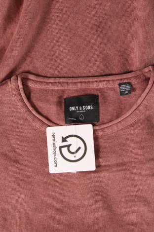 Herrenpullover Only & Sons, Größe L, Farbe Braun, Preis € 10,29