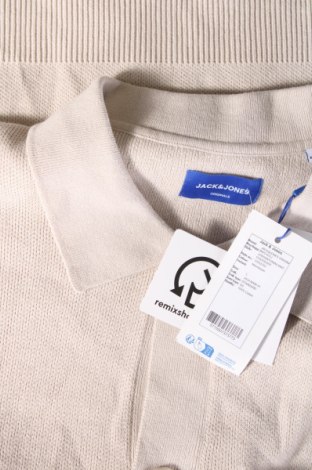 Ανδρικό πουλόβερ Originals By Jack & Jones, Μέγεθος L, Χρώμα  Μπέζ, Τιμή 10,32 €