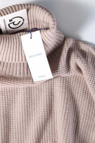 Мъжки пуловер Originals By Jack & Jones, Размер XL, Цвят Бежов, Цена 31,57 лв.
