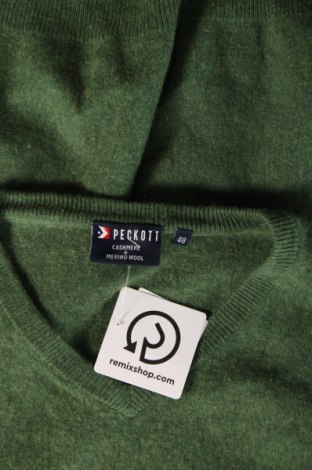 Ανδρικό πουλόβερ Peckott, Μέγεθος S, Χρώμα Πράσινο, Τιμή 7,53 €