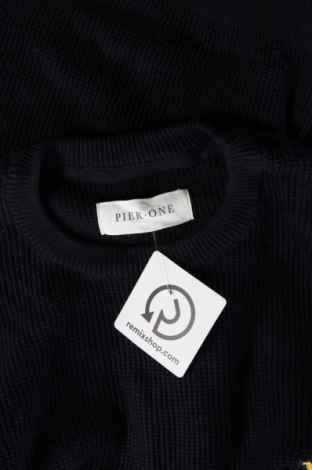 Мъжки пуловер Pier One, Размер M, Цвят Син, Цена 9,57 лв.