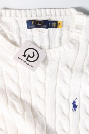 Męski sweter Polo By Ralph Lauren, Rozmiar L, Kolor Biały, Cena 468,59 zł