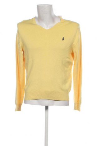 Męski sweter Polo By Ralph Lauren, Rozmiar M, Kolor Żółty, Cena 328,65 zł