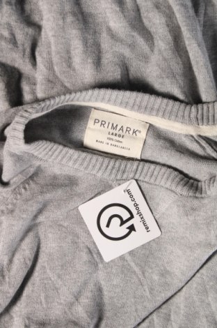 Мъжки пуловер Primark, Размер L, Цвят Сив, Цена 14,79 лв.