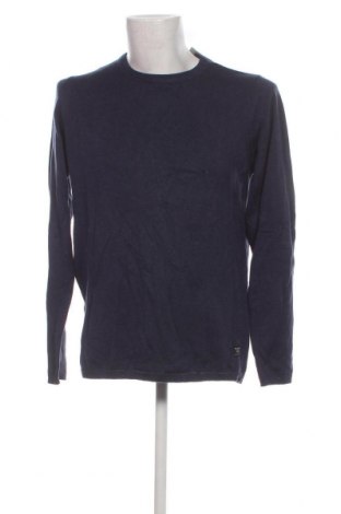 Мъжки пуловер Pull&Bear, Размер L, Цвят Син, Цена 12,42 лв.