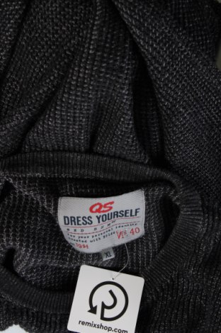 Ανδρικό πουλόβερ Q/S by S.Oliver, Μέγεθος XL, Χρώμα Γκρί, Τιμή 8,83 €
