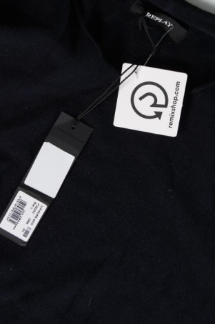 Ανδρικό πουλόβερ Replay, Μέγεθος L, Χρώμα Μπλέ, Τιμή 63,10 €