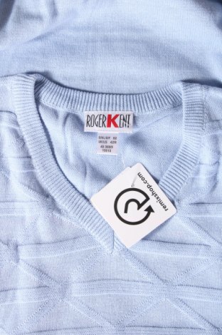 Ανδρικό πουλόβερ Roger Kent, Μέγεθος L, Χρώμα Μπλέ, Τιμή 9,46 €