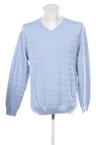 Ανδρικό πουλόβερ Roger Kent, Μέγεθος L, Χρώμα Μπλέ, Τιμή 11,57 €