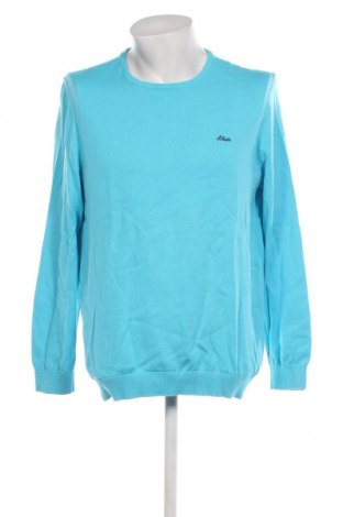 Ανδρικό πουλόβερ S.Oliver, Μέγεθος XL, Χρώμα Μπλέ, Τιμή 9,69 €