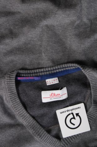 Мъжки пуловер S.Oliver, Размер L, Цвят Сив, Цена 13,60 лв.