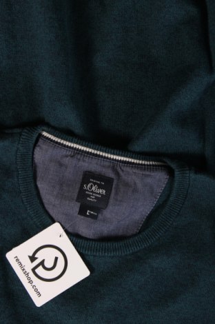 Мъжки пуловер S.Oliver, Размер L, Цвят Син, Цена 33,24 лв.