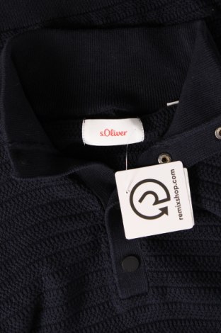 Ανδρικό πουλόβερ S.Oliver, Μέγεθος L, Χρώμα Μπλέ, Τιμή 15,88 €
