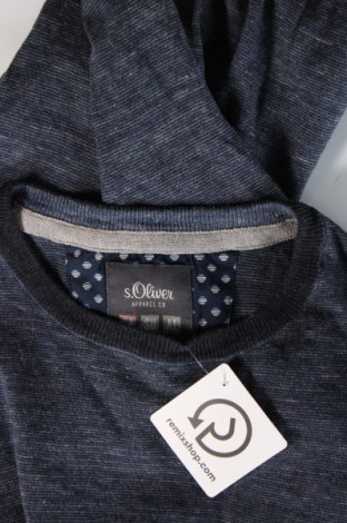 Ανδρικό πουλόβερ S.Oliver, Μέγεθος M, Χρώμα Μπλέ, Τιμή 8,87 €