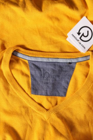 Мъжки пуловер S.Oliver, Размер XXL, Цвят Жълт, Цена 12,24 лв.