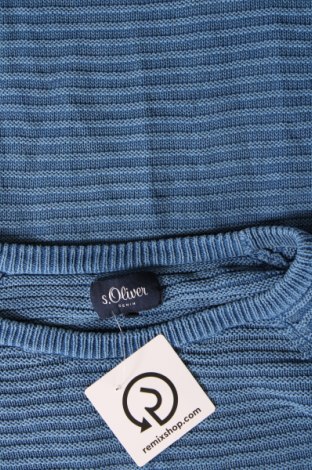 Ανδρικό πουλόβερ S.Oliver, Μέγεθος M, Χρώμα Μπλέ, Τιμή 10,73 €