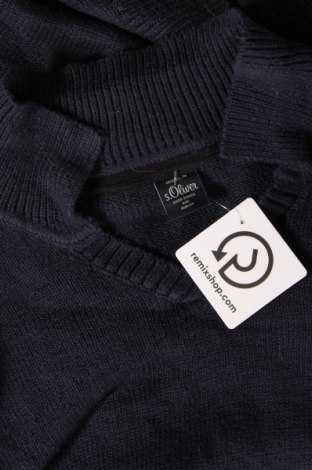 Мъжки пуловер S.Oliver, Размер L, Цвят Син, Цена 17,34 лв.