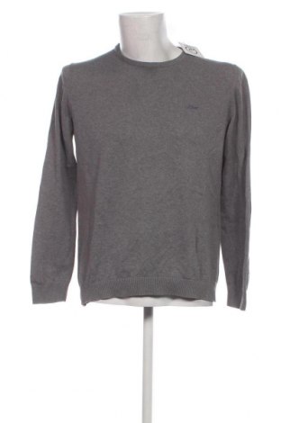 Ανδρικό πουλόβερ S.Oliver, Μέγεθος L, Χρώμα Γκρί, Τιμή 7,36 €