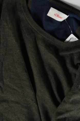 Ανδρικό πουλόβερ S.Oliver, Μέγεθος L, Χρώμα Πράσινο, Τιμή 11,36 €