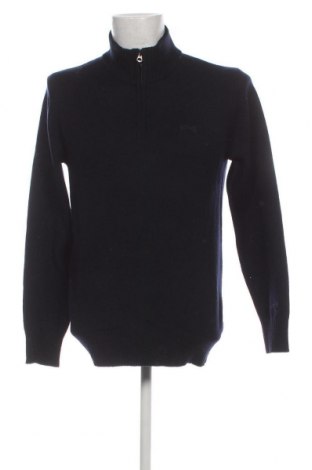 Мъжки пуловер Schott, Размер L, Цвят Син, Цена 122,40 лв.
