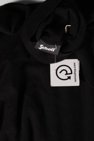 Ανδρικό πουλόβερ Schott, Μέγεθος XXL, Χρώμα Μαύρο, Τιμή 52,58 €
