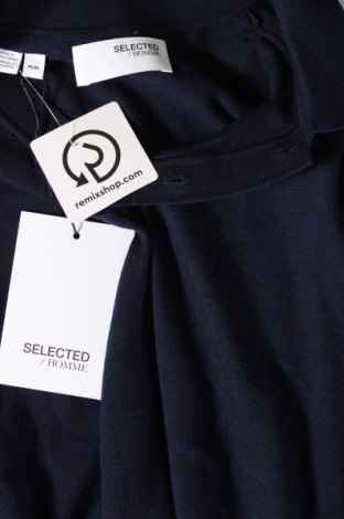 Ανδρικό πουλόβερ Selected Homme, Μέγεθος M, Χρώμα Μπλέ, Τιμή 19,85 €