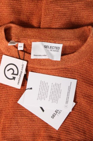 Pánsky sveter  Selected Homme, Veľkosť M, Farba Oranžová, Cena  19,85 €