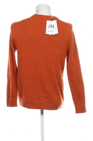 Herrenpullover Selected Homme, Größe L, Farbe Orange, Preis € 39,69