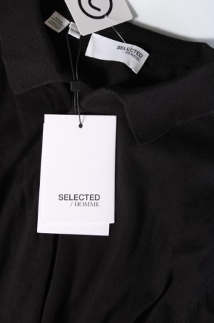Мъжки пуловер Selected Homme, Размер XL, Цвят Черен, Цена 34,65 лв.