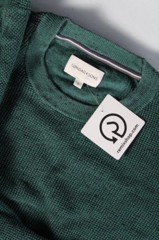 Ανδρικό πουλόβερ Sondag & Sons, Μέγεθος L, Χρώμα Πράσινο, Τιμή 17,94 €