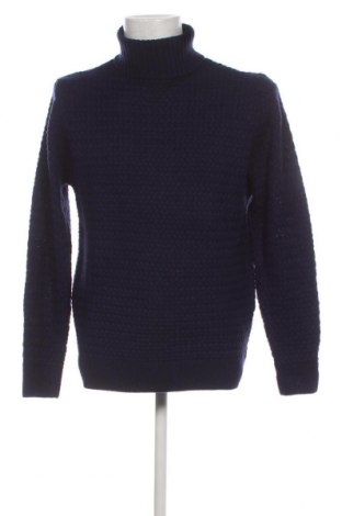 Мъжки пуловер Springfield, Размер L, Цвят Син, Цена 38,50 лв.