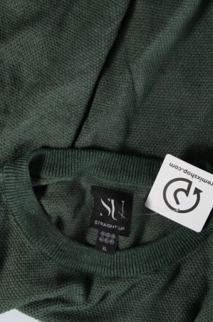 Ανδρικό πουλόβερ Straight Up, Μέγεθος XL, Χρώμα Πράσινο, Τιμή 5,74 €