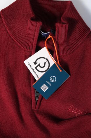 Ανδρικό πουλόβερ Superdry, Μέγεθος S, Χρώμα Κόκκινο, Τιμή 54,64 €