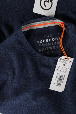 Мъжки пуловер Superdry, Размер S, Цвят Син, Цена 42,40 лв.