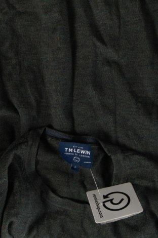 Ανδρικό πουλόβερ T.M.Lewin, Μέγεθος L, Χρώμα Πράσινο, Τιμή 15,34 €