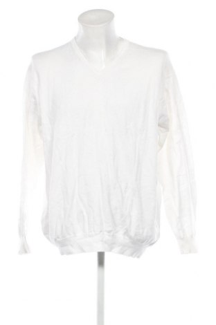 Мъжки пуловер Tom Rusborg, Размер XXL, Цвят Бял, Цена 21,70 лв.