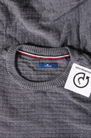 Ανδρικό πουλόβερ Tom Tailor, Μέγεθος L, Χρώμα Γκρί, Τιμή 7,36 €