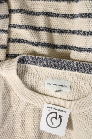 Мъжки пуловер Tom Tailor, Размер XXL, Цвят Екрю, Цена 17,34 лв.