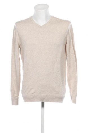 Мъжки пуловер Tom Tailor, Размер XL, Цвят Бежов, Цена 11,22 лв.