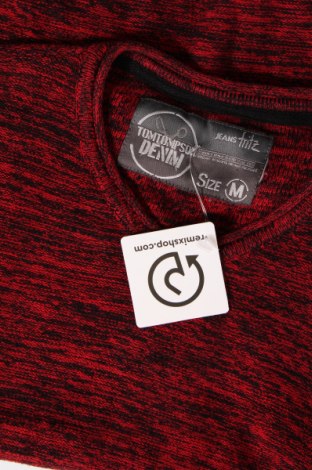 Мъжки пуловер Tom Tompson, Размер M, Цвят Червен, Цена 29,00 лв.